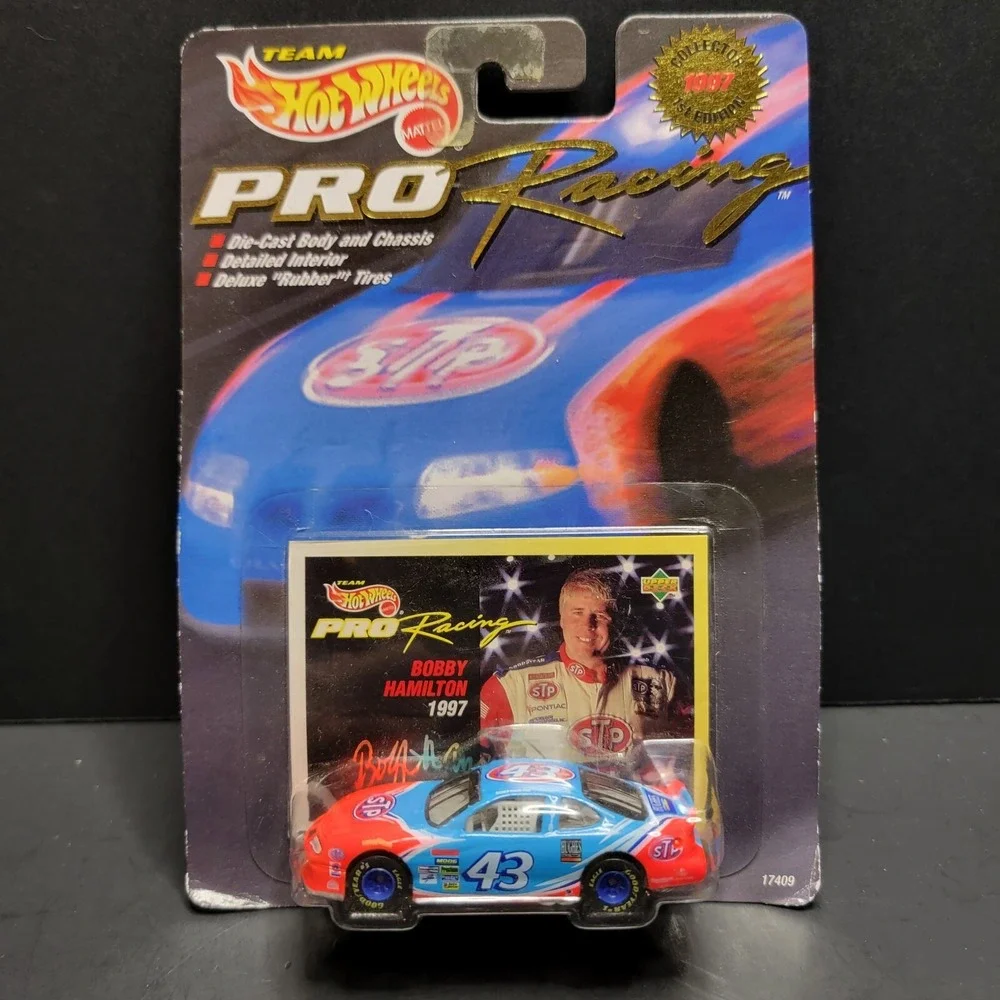 1997 Hot Wheels Pro Racing - Bobby Hamilton - STP #43 Pontiac - 1:64 Die Cast